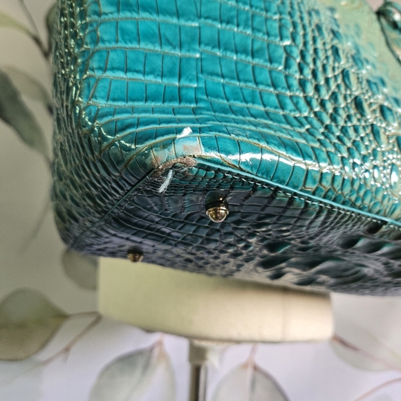 BRAHMIN | Medium Julian - Turquoise Melbourne Q69 151 - Picture 2 of 13
